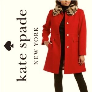 Gorgeous Red coat by Kate Spade, Size S, like new